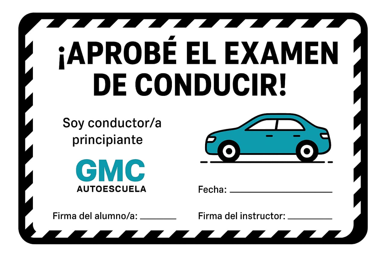 Diploma de conducción GMC Autoescuela